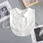 小雪之屋秋冬圆领假领子女百搭配毛衣内搭衬衫 衣装 饰假衣领领