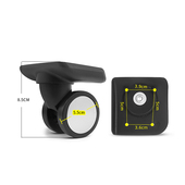 包邮 BW002 瑞士军刀轮配件万向轮拉杆箱配件轮子皮箱旅行箱包脚轮