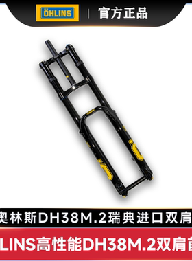 OHLINS奥林斯DH38M.2 200MM行程超高性能速降软尾山地车双肩前叉