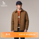 秋季 薄棉服外套男士 甄选 式 休闲宽松通勤棉衣 Hazzys哈吉斯衬衫