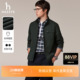 Hazzys哈吉斯秋季 休闲通勤挺括立领简约教练夹克外套 纯色上衣男士