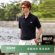 时尚 Hazzys哈吉斯夏季 拼色宽松POLO衫 男士 T恤上衣潮 短袖 凉感