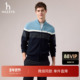 商场同款 Hazzys哈吉斯男士 毛衣外套2025秋季 新款 通勤拉链开衫
