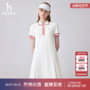 新品 Hazzys哈吉斯2024春夏季 商场同款 撞色领运动POLO连衣裙女