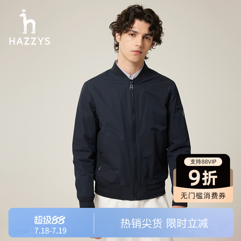 hazzys男士休闲棒球服