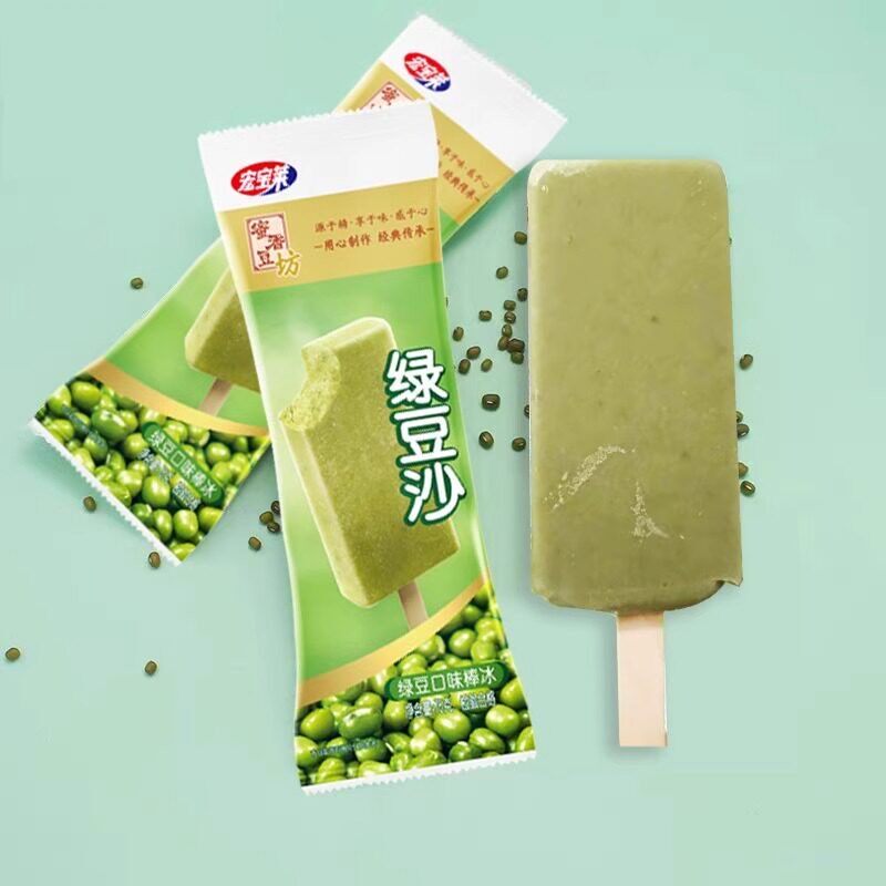 宏宝莱蜜香豆坊雪糕绿豆沙冰糕红豆沙口味冰棍绿豆冰棒包邮