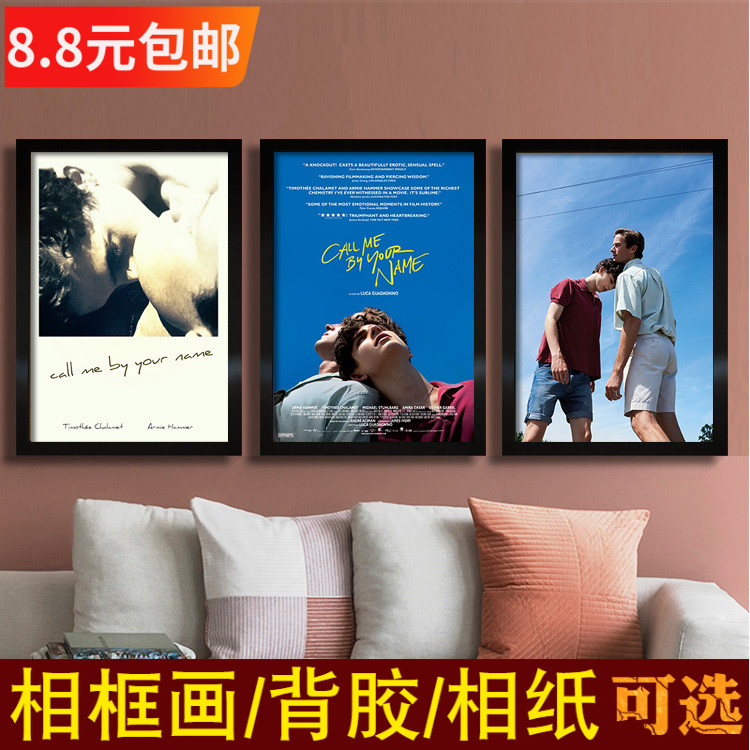 请以你的名字呼唤我海报