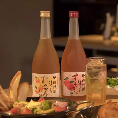 临期特价 日本进口奄美大岛黑糖烧酒配制橘子李子酒720ml甜酒果酒