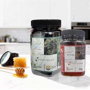 临期特价 新西兰 优蜜牌UMF5+100%麦卢卡花蜂蜜1kg纯净蜜源滋养