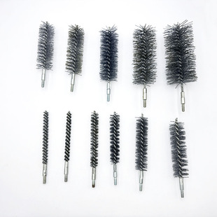 加长款加长杆磨料丝内孔抛光刷电钻用铝件孔道去毛刺管道抛光除锈