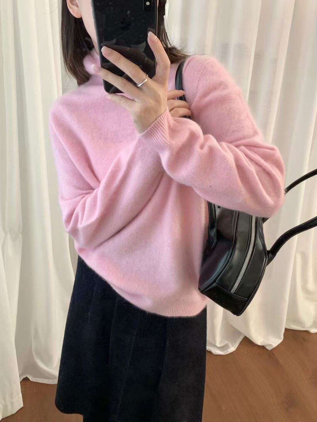 66203秋冬新款高领纯色羊毛羊绒拉毛针织衫毛衣时尚气质百搭上衣,女装/女士精品,毛衣,淘宝优惠券,粉丝福利购,淘宝优惠卷