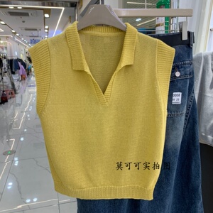 2026春夏翻领飞袖女针织衫百搭