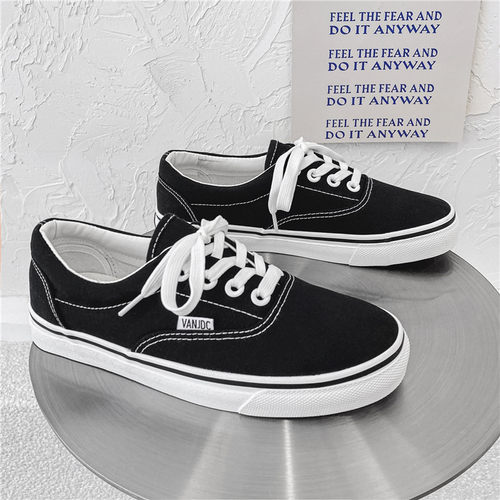 经典款港风百搭韩版休闲鞋帆布鞋