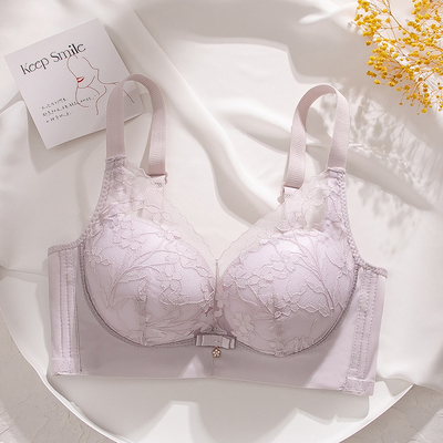 小胸聚拢薄款内衣厚款无钢圈