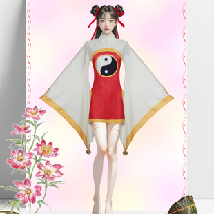 魔卡少女樱cos服李梅玲李莓铃道袍裙cosplay李小狼动漫服装女萝莉