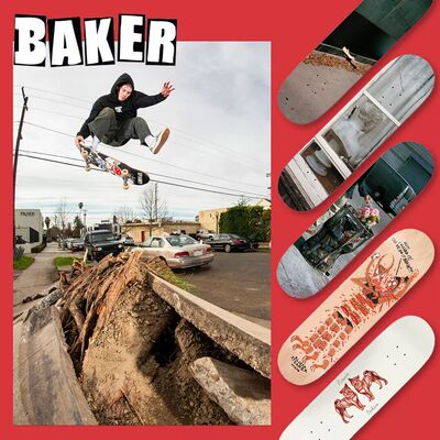 baker墨西哥产进口枫木滑板轻弹