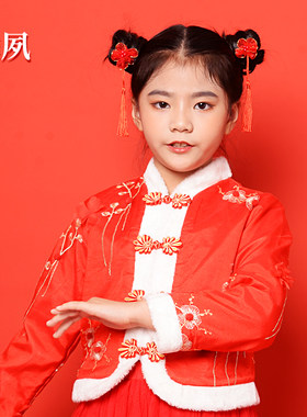 冬装过年唐装汉服汉服中国风