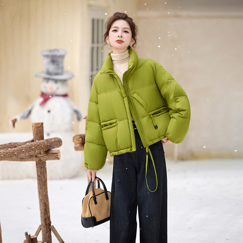 时尚羽绒服女2025冬季新款立领超好看小个子加厚保暖外套 YE6531