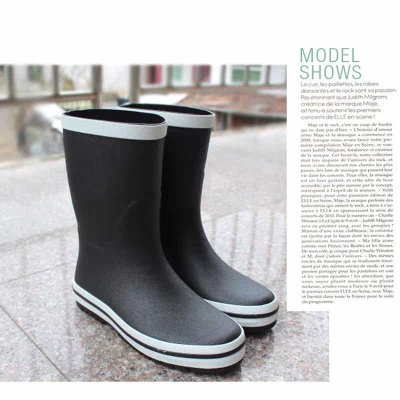 Chaussures - bottes caoutchouc homme MIKILYMING - semelle caoutchouc - Ref 959745 Image 5