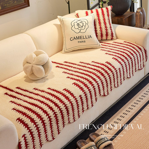 异形沙发垫加厚毛绒防滑防抓坐垫