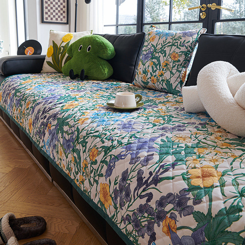 复古沙发垫四季通用2025新款皮沙发坐垫直排高级感防滑套罩盖布巾,居家布艺,沙发垫,淘宝优惠券,粉丝福利购,淘宝优惠卷