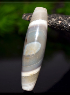 奶白色缠丝玛瑙勒子大佛单珠配珠吊坠西藏DIY配饰纯天然sy1431