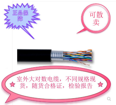 百通30对大对数电缆百通20对25对50对100对150对室内室外大对数