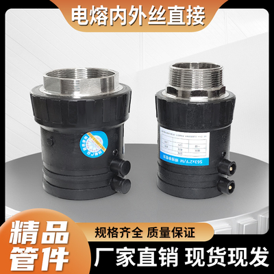 PE3寸直通插电内牙接头配件