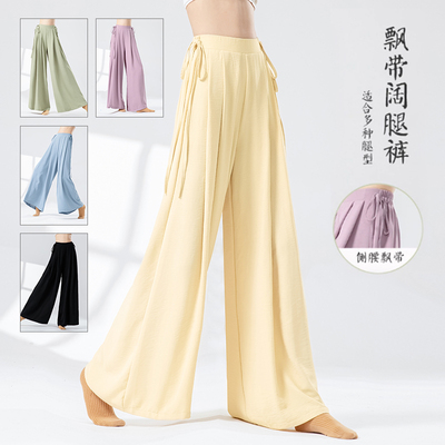 中国舞现代舞专业形体大码阔腿裤