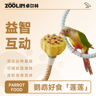 卓尔林鹦鹉零食啃咬解闷益智玩具