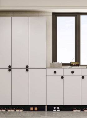 韩利园带锁鞋柜家用门外楼道AAV01电梯入户门口一体靠墙室外过道