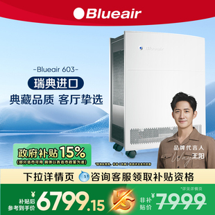 政府补贴 Blueair空气净化器家用瑞典整机进口除甲醛净化机603