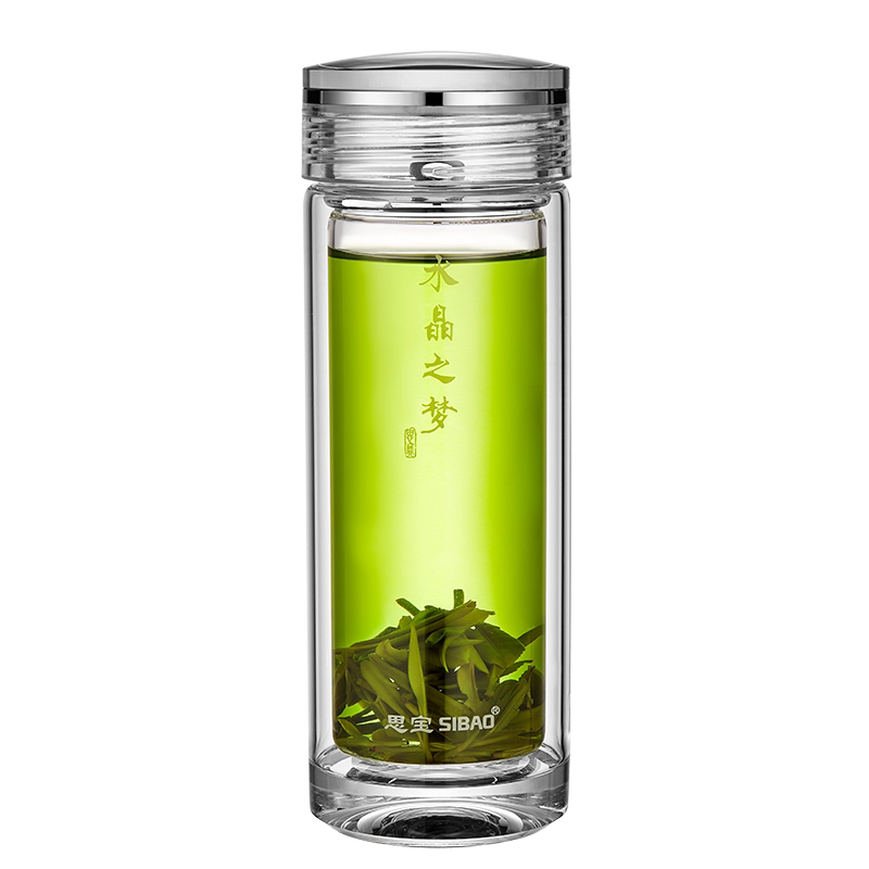 思宝梦男女士带茶隔商务便携水杯