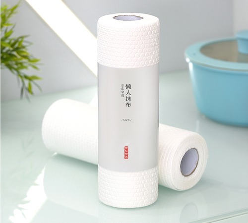 京东京造 懒人抹布 厨房一次性抹布 洗碗布4个装加厚50片*4家用