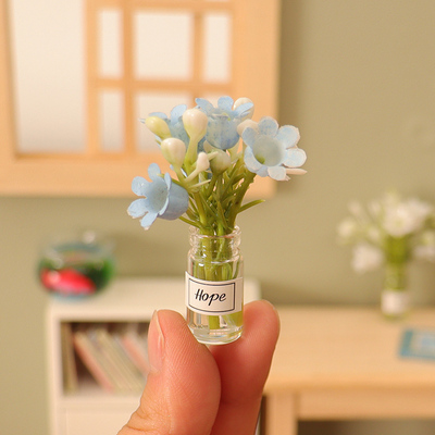 娃娃屋迷你仿真花瓶模型微缩