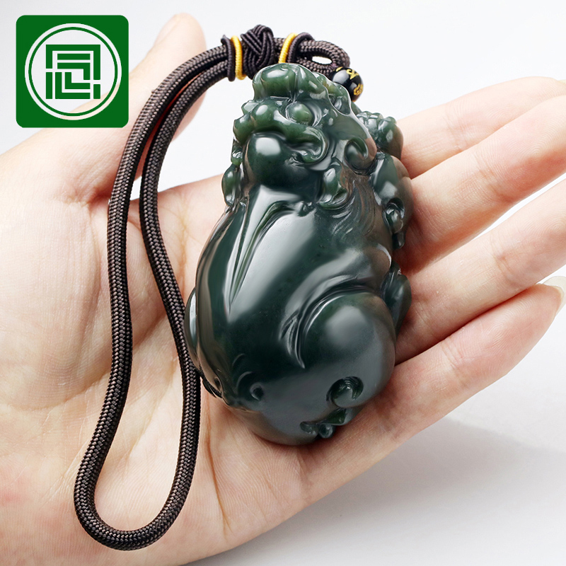 甄选玉料大肚无肛招守有道带证书