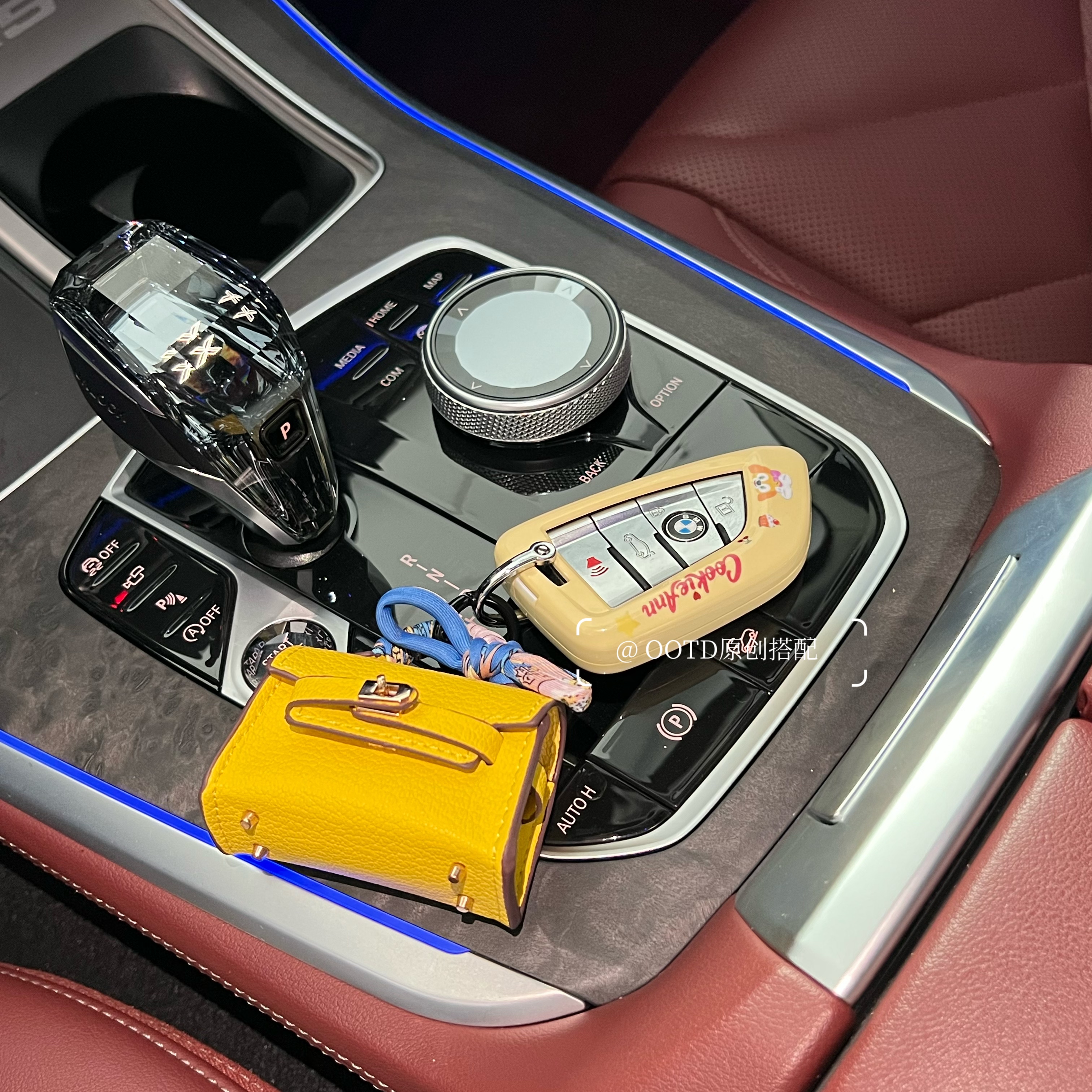 适用宝马3系钥匙套530li刀锋5系x1x2x3x5包4系ix3饼饼壳325li扣三