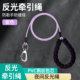 反光狗狗牵引绳狗链中型犬小型犬遛狗钢丝绳防缠绕大型犬通用狗绳