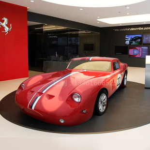 1:1 法拉利玻璃钢仿真模型 大型铁艺老爷车火车头软装饰酒吧餐厅