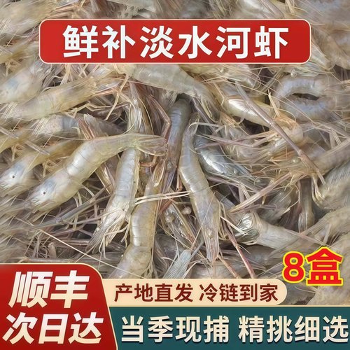 新鲜小河虾淡水虾青虾顺丰包邮