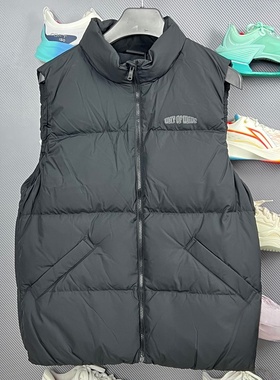 李宁2025冬季男子韦德系列保暖舒适防泼水鹅绒羽绒马甲AMRV079