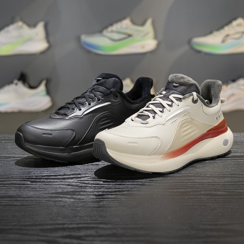 李宁加绒保暖男子系带休闲鞋