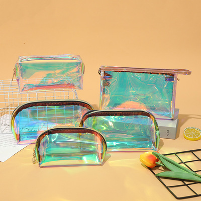 Iridescentcosmeticmakeupbag