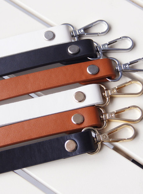 通用型百搭短款上肩腋下包带三色金色银色五金肩带60厘米板钩肩带