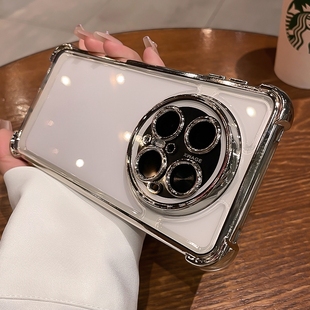 适用华为mate80promax手机壳mate70pro 气囊防摔Air保护套mate60por镜头全包透明40魅特80高级感50硅胶男女薄