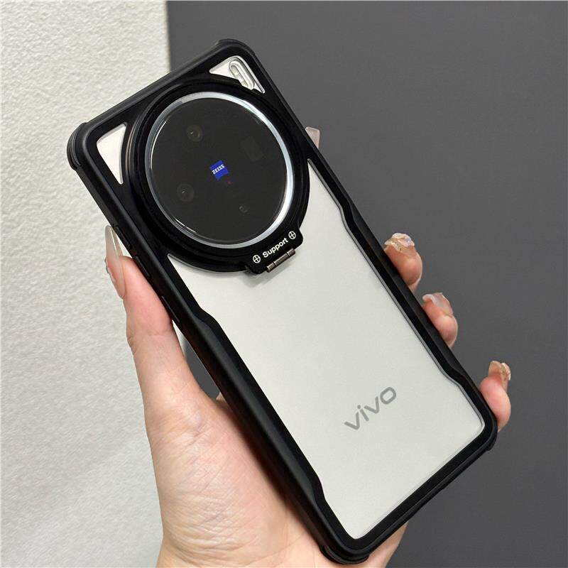 X300气囊防摔隐形支架小米17Ultra适用vivox200S手机壳新外全包高清镜头膜promini简约超薄散热男士女透明套