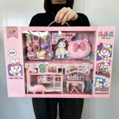 女孩过家家玩具趣味厨房小冰箱小别墅套装 幼儿园培训班送礼大礼盒