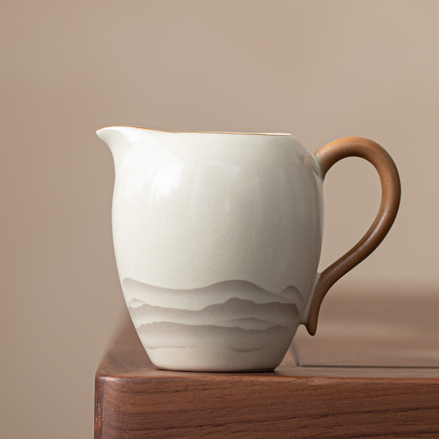 茶洗汝窑公道杯家用陶瓷分茶器日式茶海耐热公杯简约功夫茶具配件,餐饮具,公道杯,淘宝优惠券,粉丝福利购,淘宝优惠卷