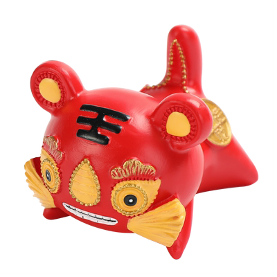 茶宠精品可养变色创意茶玩虎可爱茶台虎年萌虎招财老虎茶盘小摆件