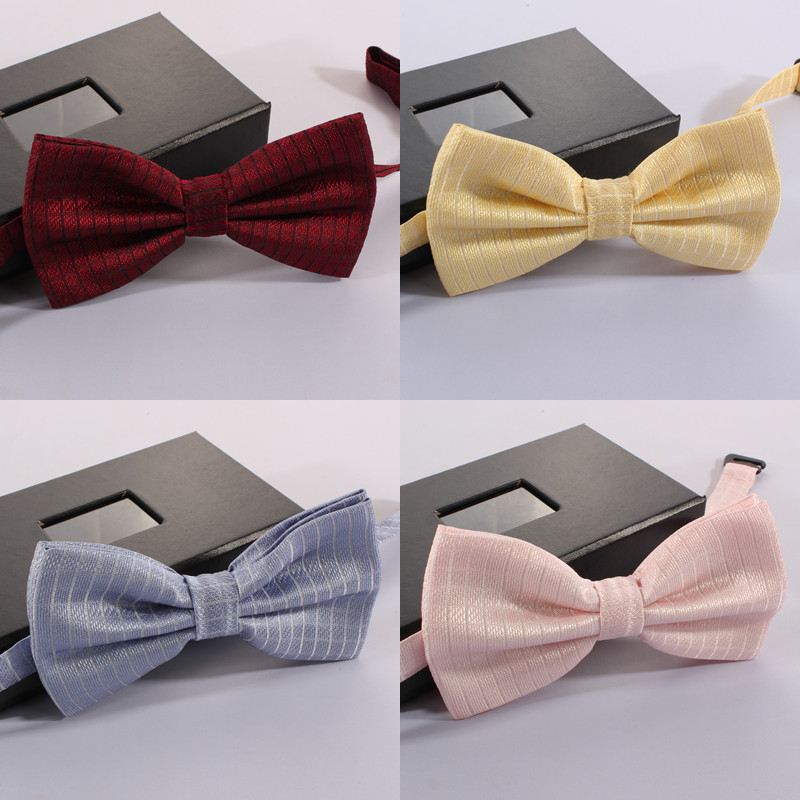 bow tie 男女 商务休闲 新郎结婚礼服 豆沙藕肉粉色酒红 领结煲呔